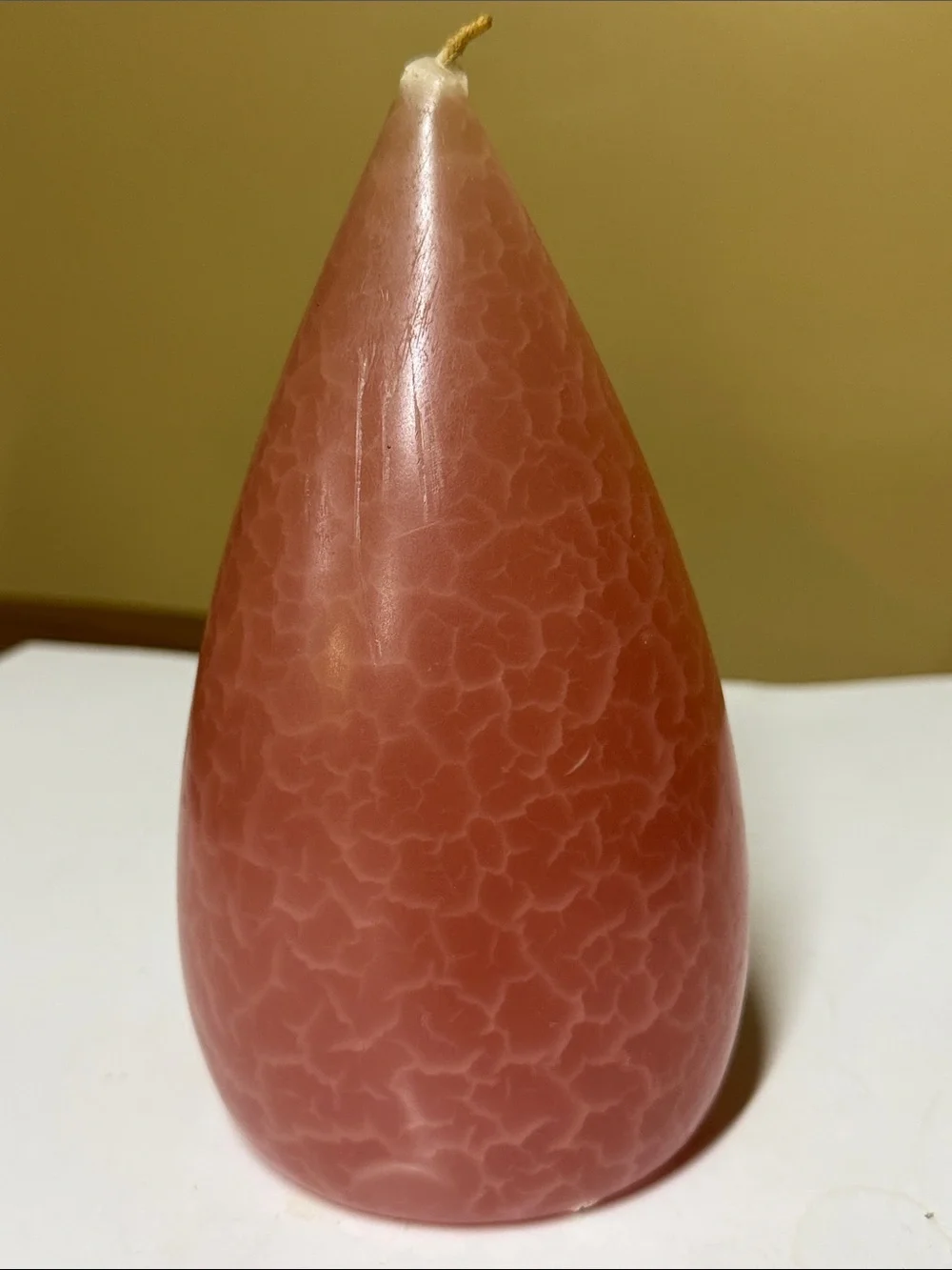 Barrick Design Candle 7” pale rose pink